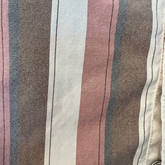 Men’s small stripe spring shirt sleeve button down - Picture 3 of 3